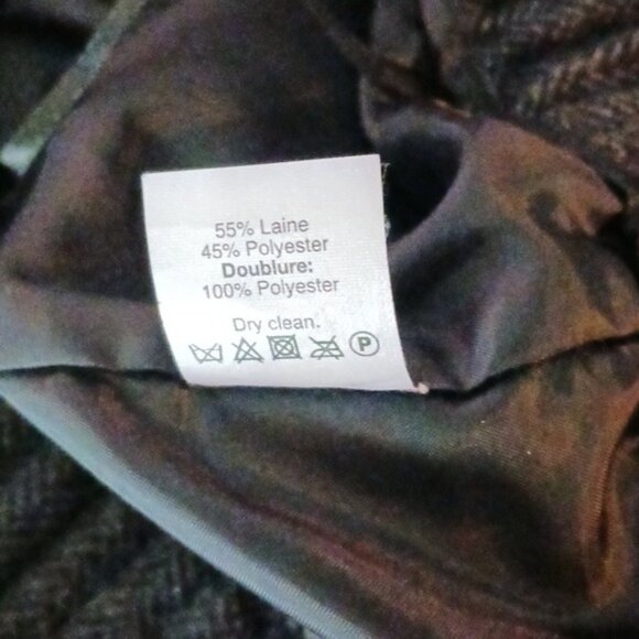 J. Crew Skirt Gray Lined Elastic Waist Pull On Wool Blend Womens Size 2 - Picture 7 of 7